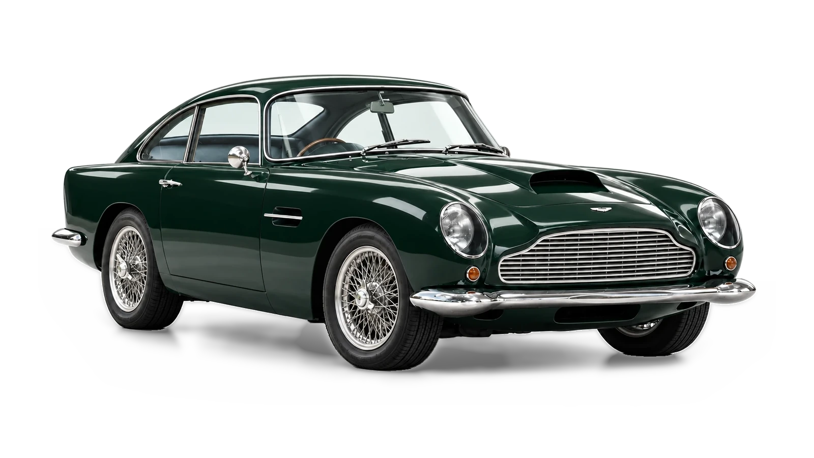 Aston Martin DB4 GT — AI-generated studio illustration for Atelier Grand Slam