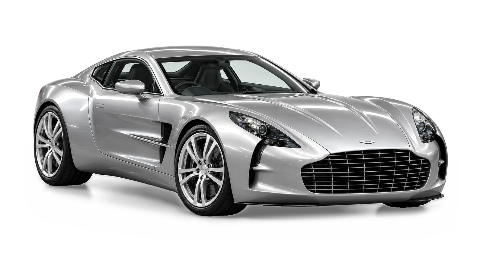 Aston Martin One-77 — AI-generated studio illustration for Atelier Grand Slam