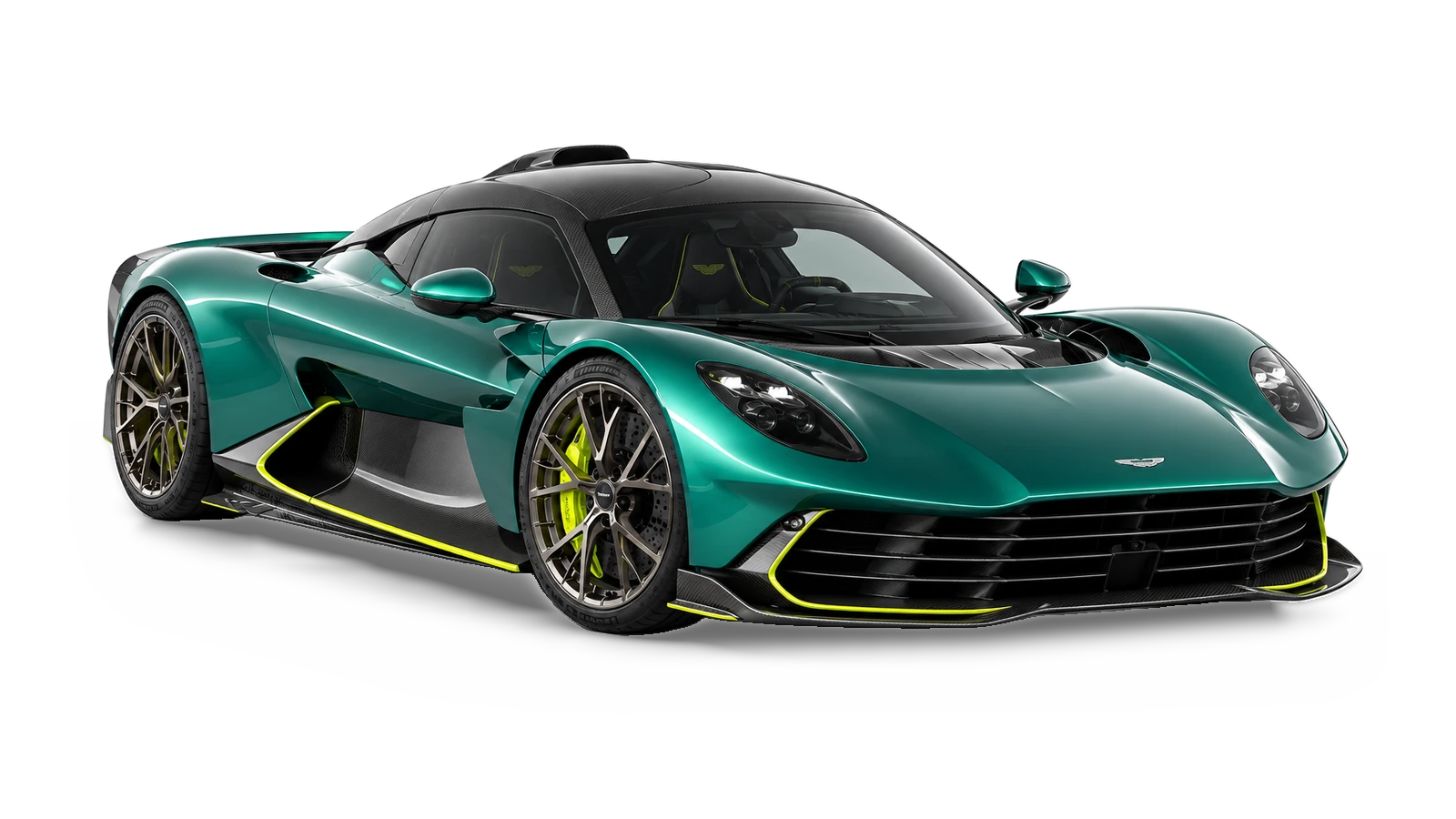 AI-generated illustrative white-studio view of an Aston Martin Valhalla for the Atelier Grand Slam Collector Index
