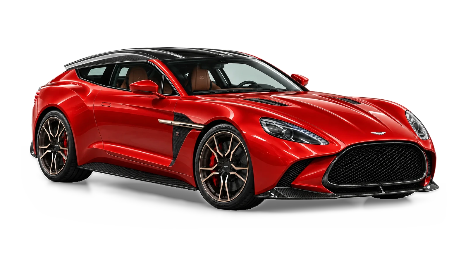 Aston Martin Vanquish Zagato Shooting Brake — AI-generated studio illustration for Atelier Grand Slam