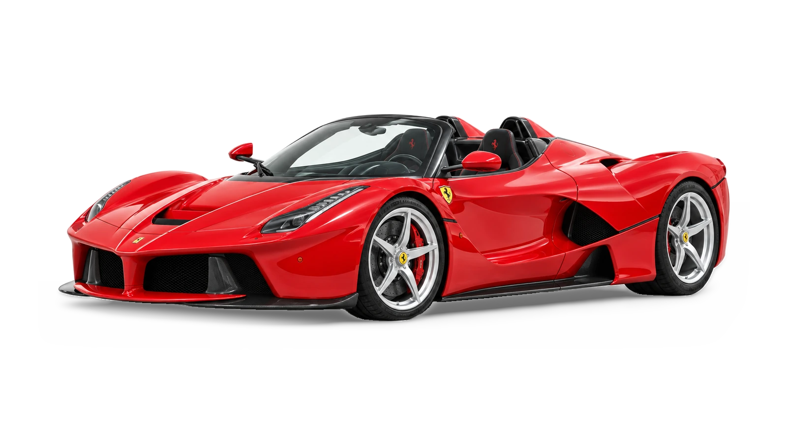 AI-generated illustrative studio view of Ferrari LaFerrari Aperta for the Atelier Grand Slam Collector Index