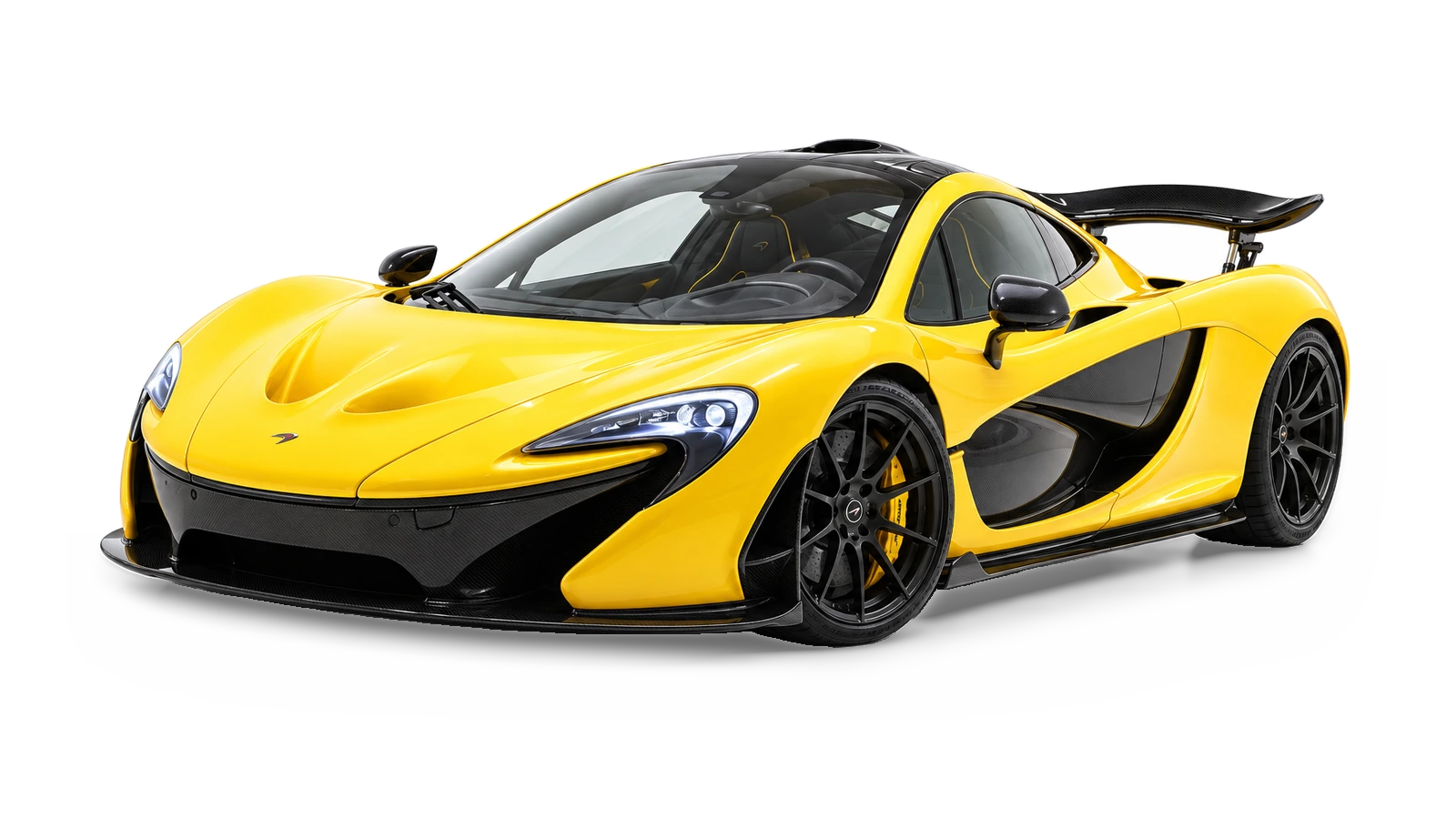 AI-generated illustrative studio view of McLaren P1 for the Atelier Grand Slam Collector Index