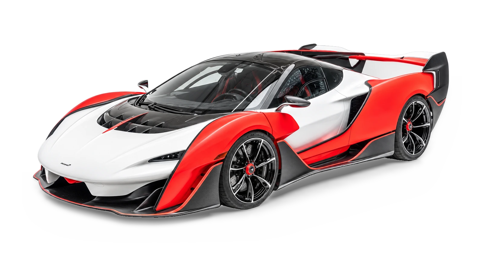 AI-generated illustrative studio view of McLaren Sabre for the Atelier Grand Slam Collector Index