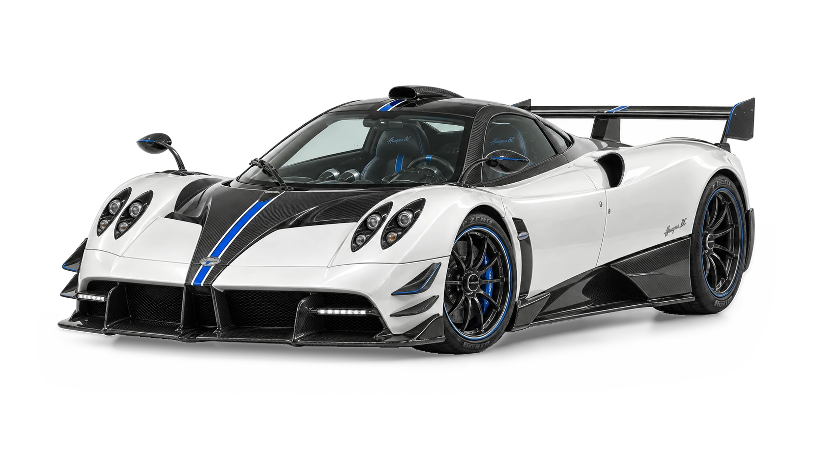 AI-generated illustrative studio view of Pagani Huayra BC Coupé for the Atelier Grand Slam Collector Index