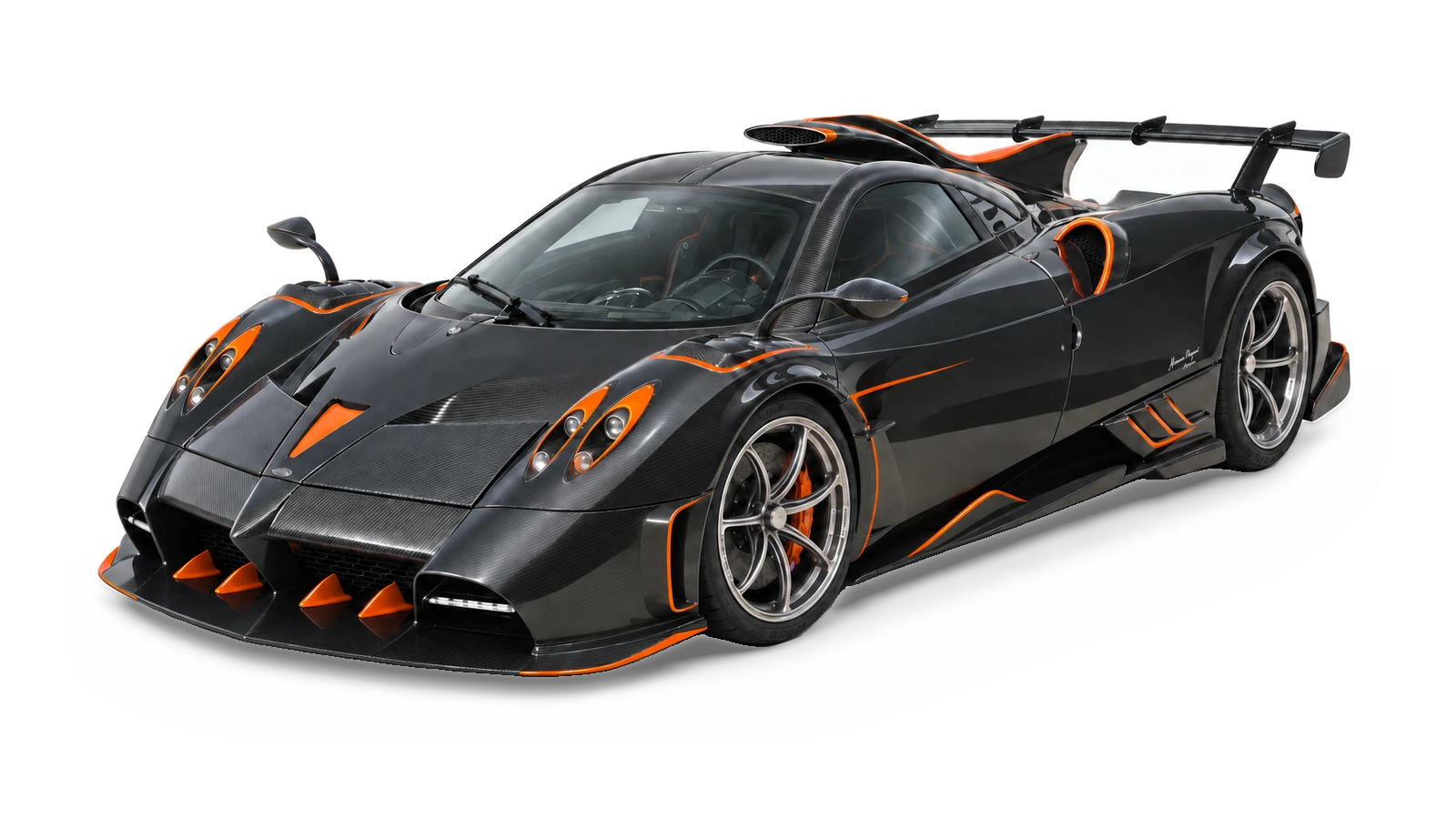 AI-generated illustrative studio view of Pagani Imola for the Atelier Grand Slam Collector Index
